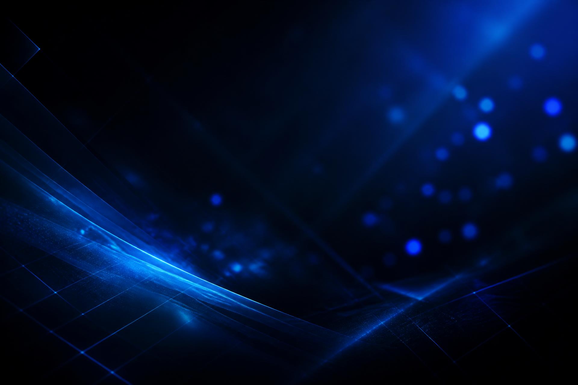 Abstract deep-blue design backdrop representing modern web design